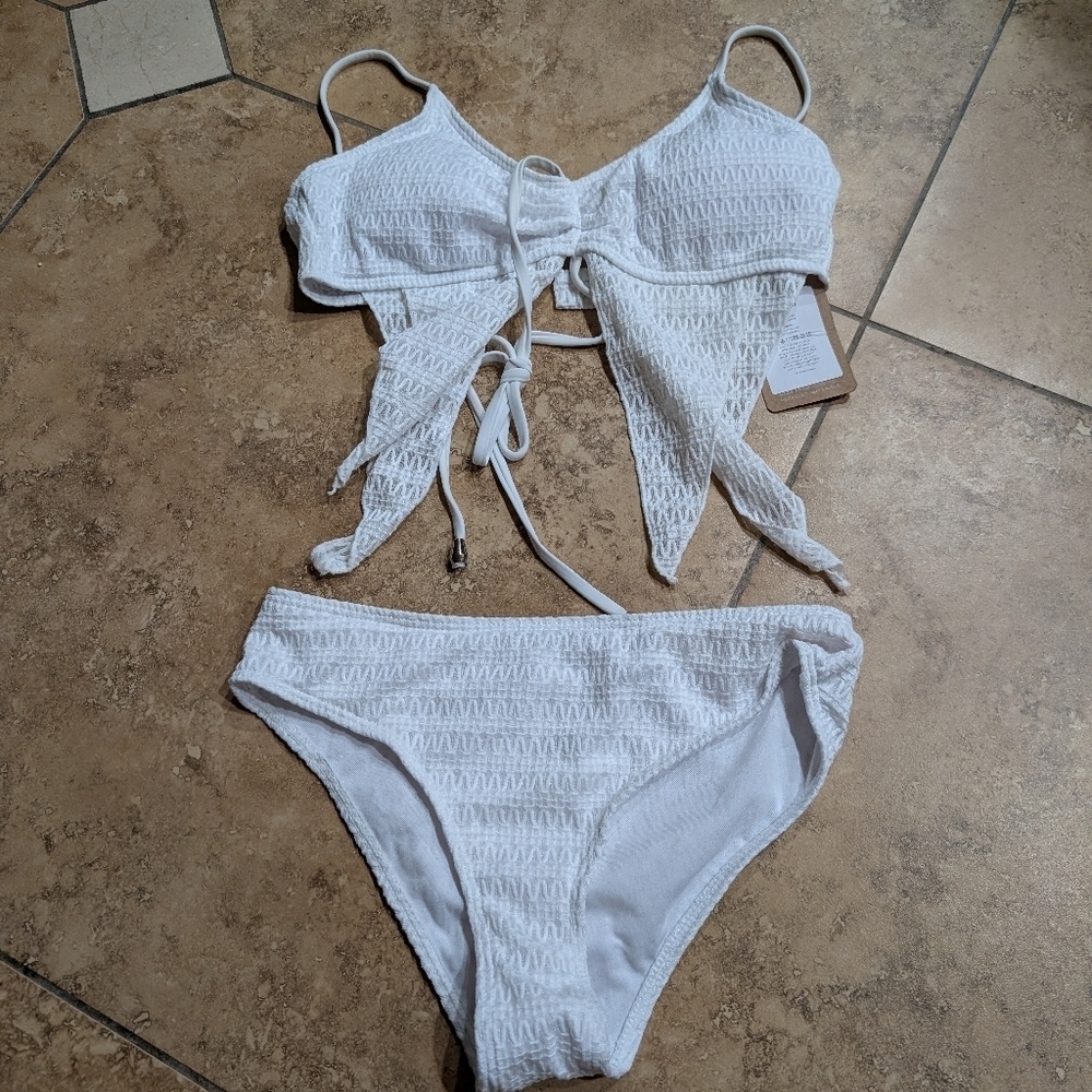 Samiol / Nwt / Small / White Tankini Set
